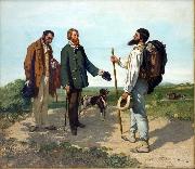 Gustave Courbet La rencontre oil painting on canvas